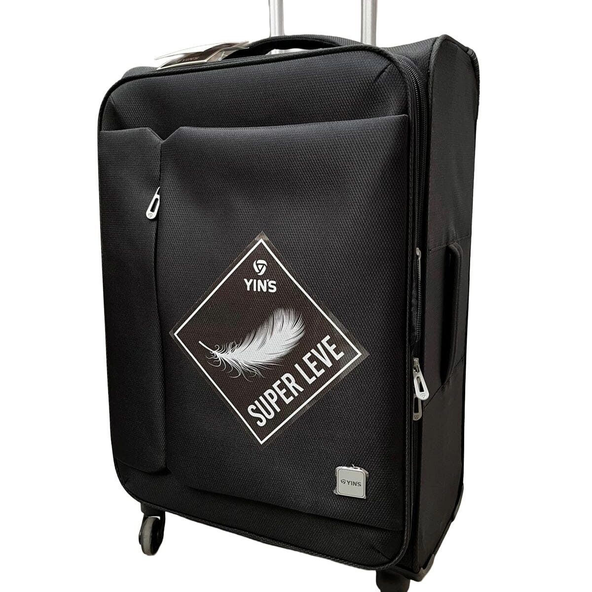 mala de viagem 23kg preto yins super leve