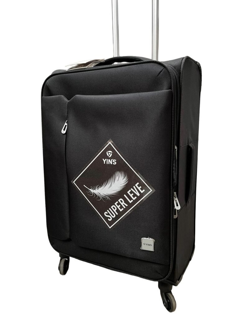 mala de viagem de bordo 10kg preto yins super leve