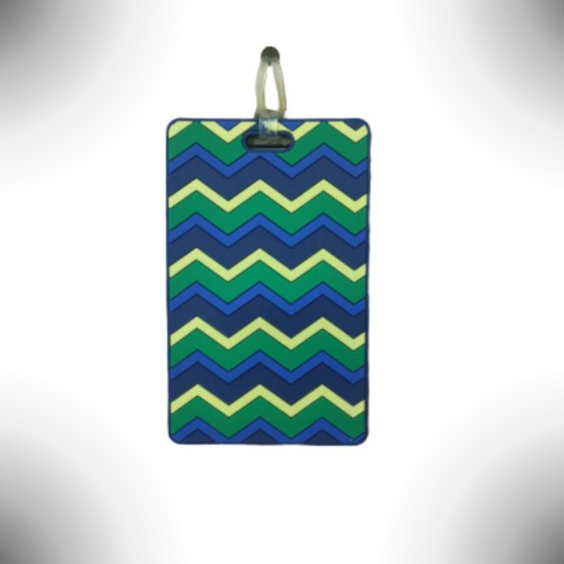 Identificador de Bagagem Onda Triangular Multicolorido - TRAVEL BLUE