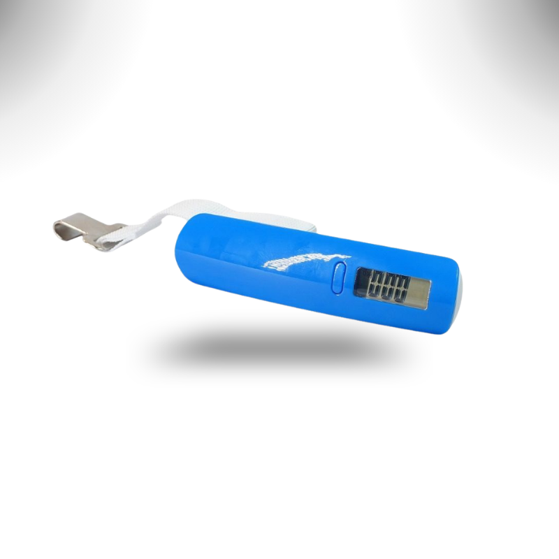 BALANÇA ELETRONICA - AZUL C/ BATERIA 50KG