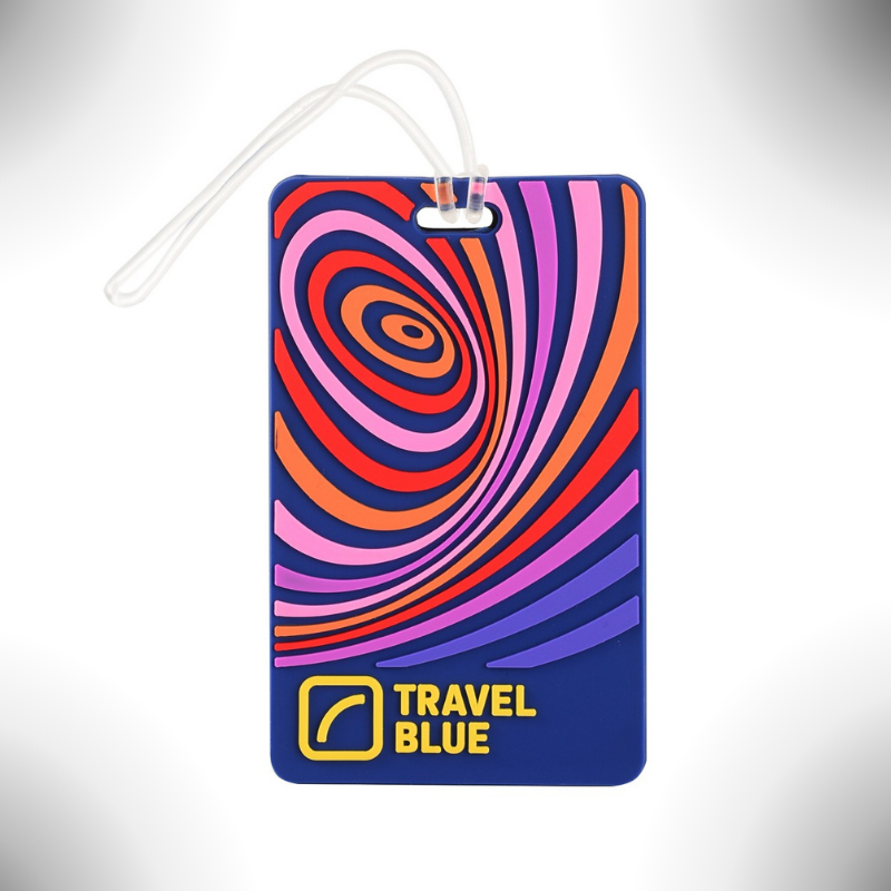 Identificador Bagagem Espiral Multicolorido - TRAVEL BLUE