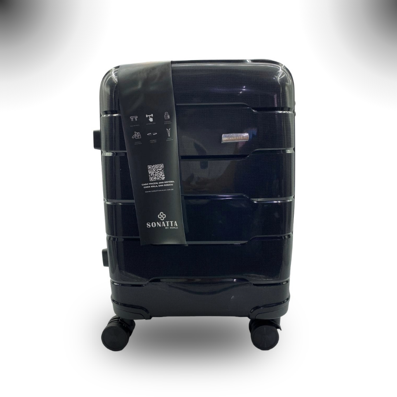Mala de viagem 23Kg preto Sonatta ml6928
