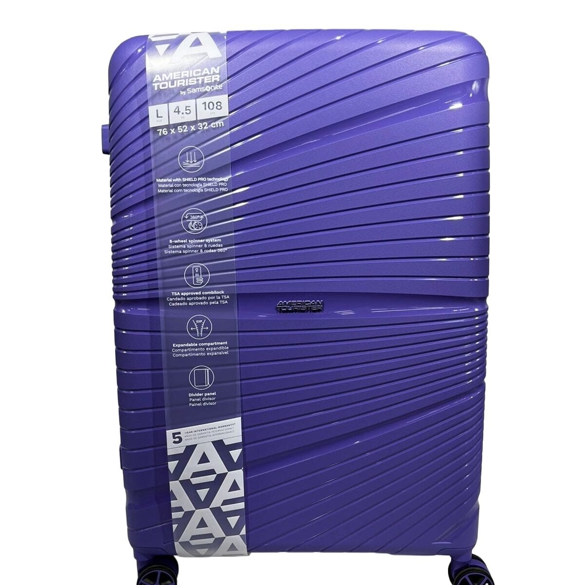 Mala de viagem 32Kg Roxo Cosmopolis