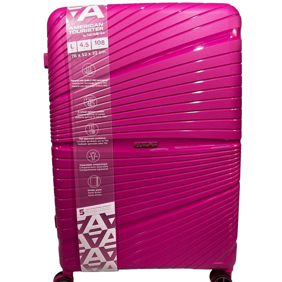 Mala de viagem 32Kg Pink Cosmopolis