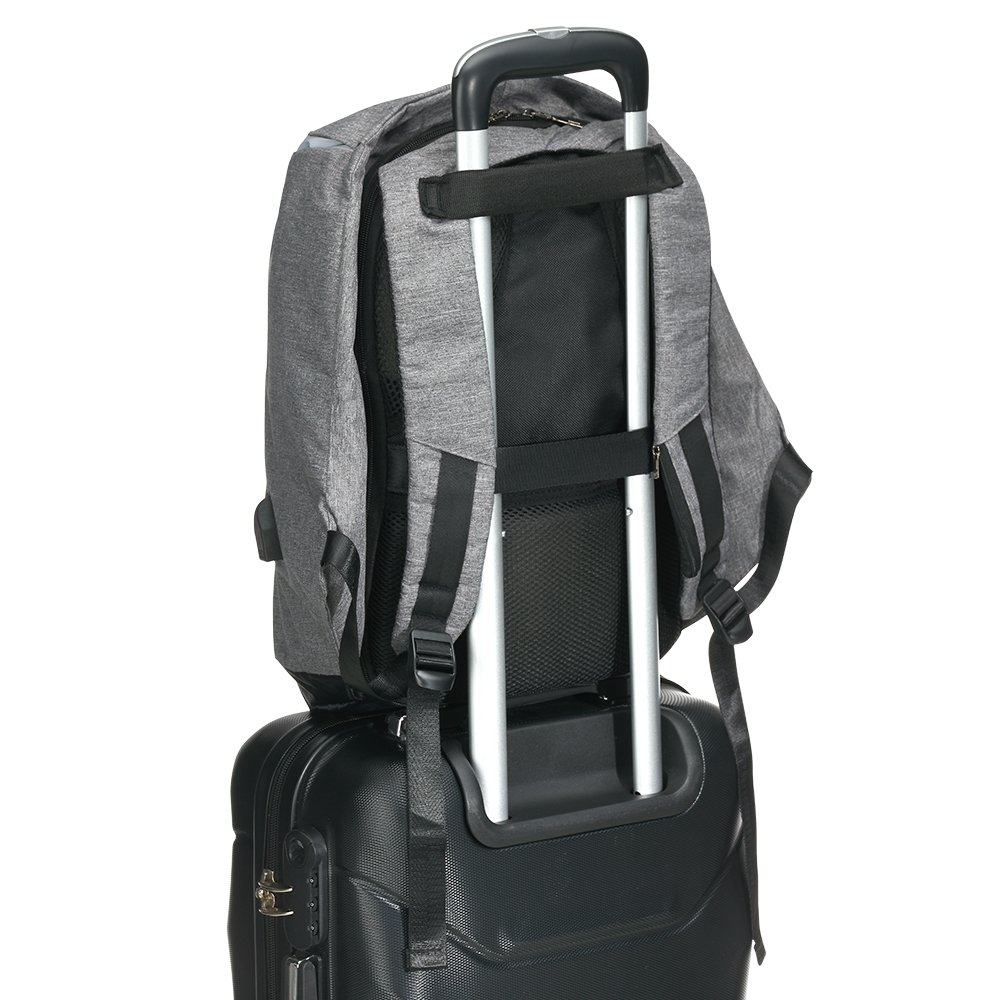 Mochila Anti-Furto USB 24L. - Imagem 12