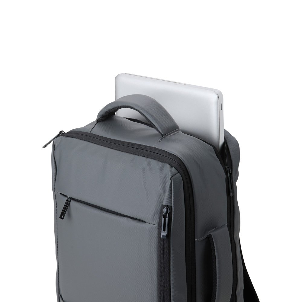 Mochila Couro Sintético USB 25 Litros. - Imagem 4